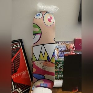 Takashi Murakami Complexcon Signed Skate Deck